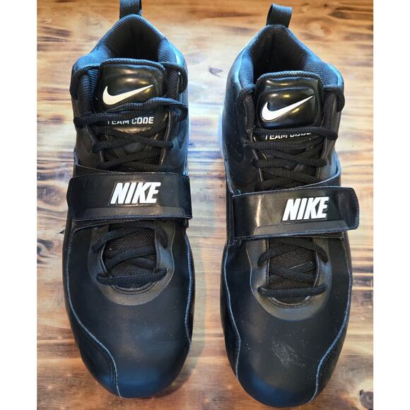 Nike Other - Mens Size 13 Nike Team Code Zoom Black Football Cleats Spikes EUC